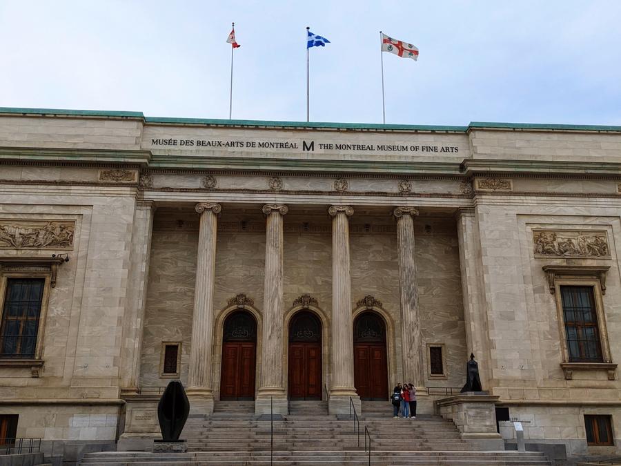 The facade of the old Montreal Museum of Fine Arts.